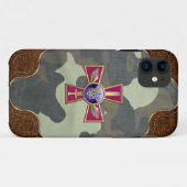 [600]ウクライナ空軍エンブレム Case-Mate iPhoneケース (裏面(横))