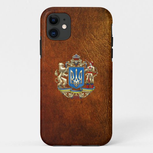 [600]ウクライナ素晴らし:紋章 Case-Mate iPhoneケース (裏面)