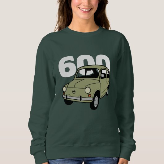 600 グリーン v2 スウェットシャツ (正面)