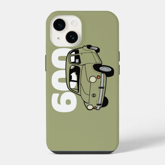 600 グリーン v2 iPhoneケース (裏面)