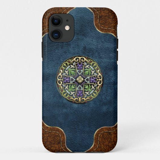 [600]ケルト十字[金ゴールドとブラックエナメル] Case-Mate iPhoneケース (裏面)