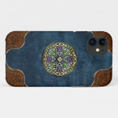 [600]ケルト十字[金ゴールドとブラックエナメル] Case-Mate iPhoneケース (裏面(横))