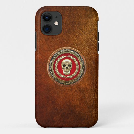 [600]ゴールデンスカル Case-Mate iPhoneケース (裏面)