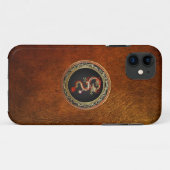[600]ゴールデンドラゴン中国のフカンロン Case-Mate iPhoneケース (裏面(横))