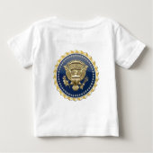 [600]サービ大統領のスバッジ[PSB] ベビーTシャツ (裏面)