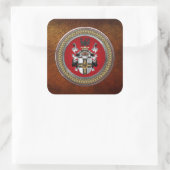 [600]チュートニック秩序の紋章 スクエアシール (バッグ)