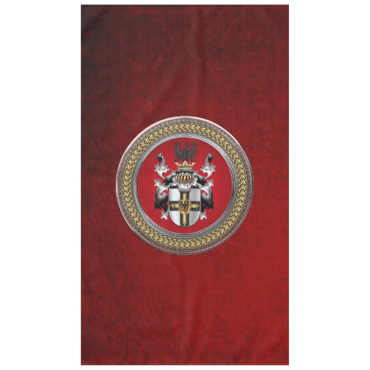 [600]チュートニック秩序の紋章 テーブルクロス (正面)