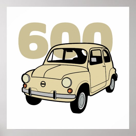 600 ベージュ v2 ポスター (正面)