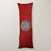 [600]マスター・メイソン – シルバー・スクエア&コンパスズ ボディピロー (裏面 (縦))