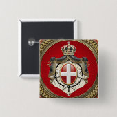 [600]マルタの順序 – SMOM Coat of Arms 缶バッジ (正面&裏面)