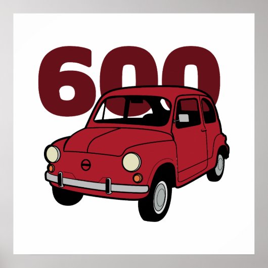 600 レッド v2 ポスター (正面)