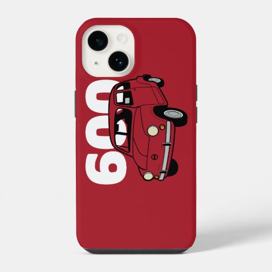 600 レッド v2 iPhoneケース (裏面)
