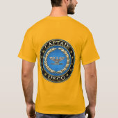 [600]沿岸警備隊：キャプテン(CAPT) Tシャツ (裏面)