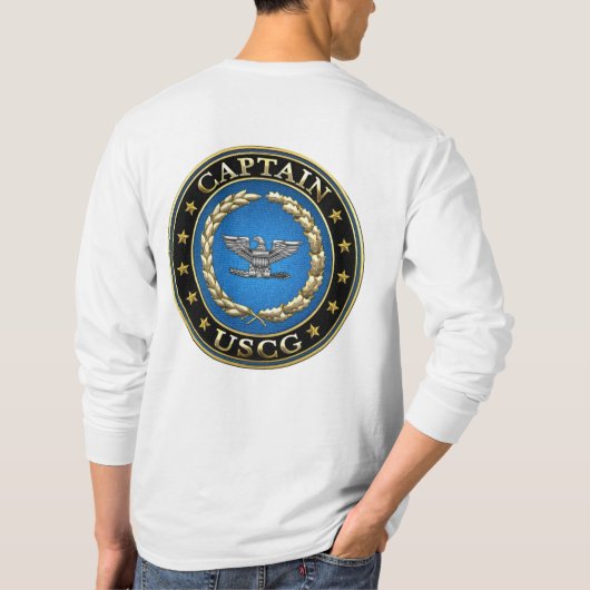 [600]沿岸警備隊：キャプテン(CAPT) Tシャツ (裏面)
