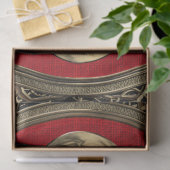 [600]神聖なケルト族の金ゴールドの結び目の十字 薄葉紙 (ギフト)