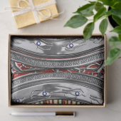 [600]聖銀エジプト翼スカラブ&アンク 薄葉紙 (ギフト)