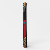 【600】赤と金ゴールドのローズクロス(バラクロワ) Case-Mate iPhoneケース (裏面/左)