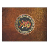 【600】赤・黄ドラゴンズ テーブルクロス (正面(横))