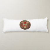 [600]金ゴールドローマンインペリアルイーグル ボディピロー (正面)