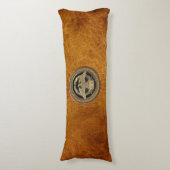 [600]金ゴールドローマ帝国イーグル金ゴールドメダリオン ボディピロー (正面縦)