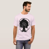 600BlackFist – ツリー Tシャツ (正面フル)