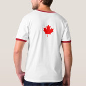 600px-Flag_of_Canada_ (葉) _svg、C… -カスタマイズ Tシャツ (裏面フル)