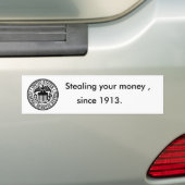 600px-US-FederalReserveSystem-Seal_svg、Stealin… バンパーステッカー (車上)