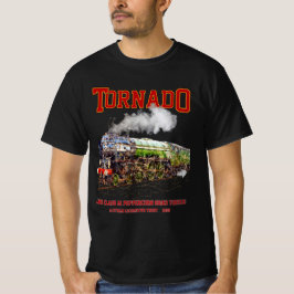 60163竜巻ヴィンテージ蒸気機関車 Tシャツ