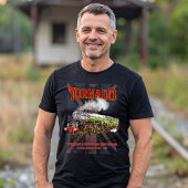 60163竜巻ヴィンテージ蒸気機関車 Tシャツ
