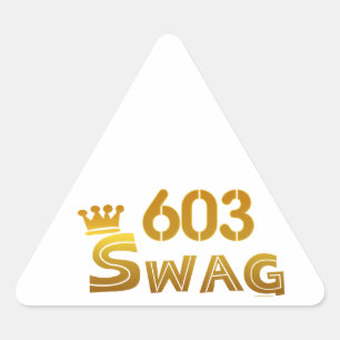 603ニューハンプシャーのスワッグ 三角形シール