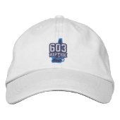 603 Riptide Adjustable Hat 刺繍入りキャップ (正面)