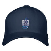 603 Riptide Flexfit Hat 刺繍入りキャップ (正面)