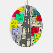 606グルテンは漫画を解放します セラミックオーナメント (右)