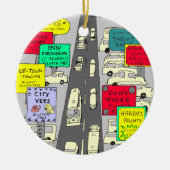 606グルテンは漫画を解放します セラミックオーナメント (正面)