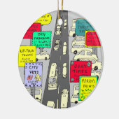 606グルテンは漫画を解放します セラミックオーナメント (左)