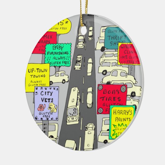 606グルテンは漫画を解放します セラミックオーナメント (左)