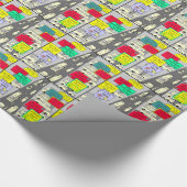 606グルテンは漫画を解放します ラッピングペーパー (角)