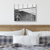 6067 – フェンスのロック キャンバスプリント (インサイチュ (寝室))