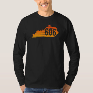 606 Kentucky Map Morehead Pikeville Middlesborough Tシャツ