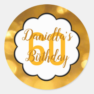 60 – ゴールデンナンバーズ誕生日シール ラウンドシール