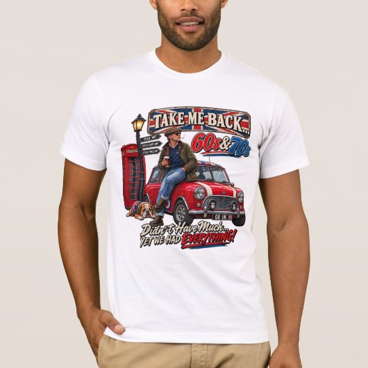 60・70年代のレトロTシャツ Tシャツ (正面)