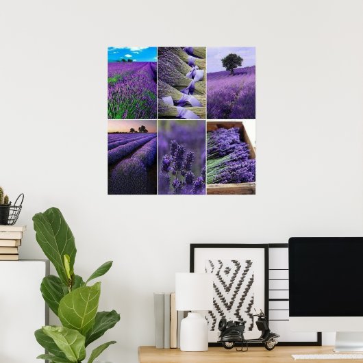 60.96x60.96cm, Lavande poster (mat) ポスター (ホームオフィス)