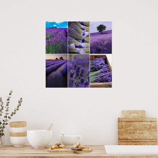 60.96x60.96cm, Lavande poster (mat) ポスター (キッチン)