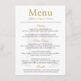 60 and Fabulous Birthday White Gold  メニュー