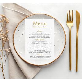 60 and Fabulous Birthday White Gold  メニュー