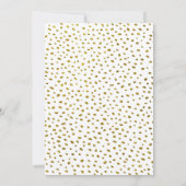 60 and Fabulous Gold Glitter Photo 60th Birthday 招待状 (裏面)