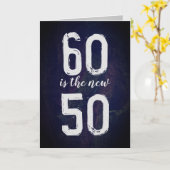 60 Birthday Humor カード (黄色い花)