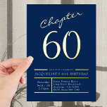 60 Blue 60th誕生日パーティー金ゴールド 箔招待状<br><div class="desc">美し祝いブルーと金ゴールドフォイルの招待状と特別な方法で60を回すマイルストーン。招待状の家族と友人祝は、スタイルであなたの60歳の誕生日パーティーに参加し、確実に目立つ招待と。この重大な大事な行事を称えるこの日の特別な日が来る事を皆に知らせなさい。</div>