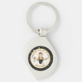 60 Cartoon 60誕生日への彼女の応援おもしろいのために キーホルダー (正面)