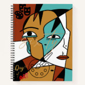 60 Day Art Challenge Picasso-Inspired Sketch ノートブック (正面)